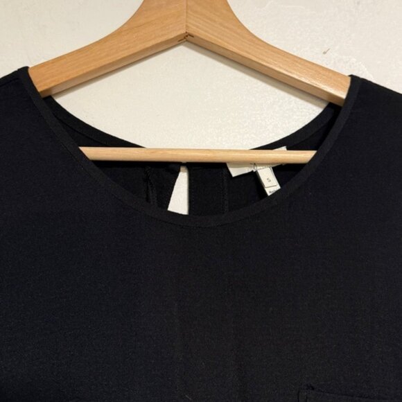 Joie Black Short Sleeve Blouse Women’s Size S - Picture 3 of 8